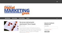 Desktop Screenshot of digitalmktggeek.com